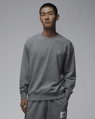 Jordan Essentials Men's Loopback Fleece Crewneck Sweatshirt. Nike JP
